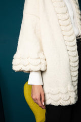 Maxi Cardigan Inca - White Collection