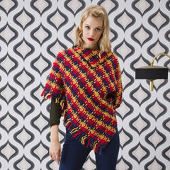 Poncho I love tartan