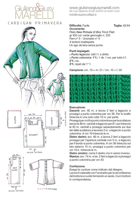 Maglia Facilissima Cardigan Primavera