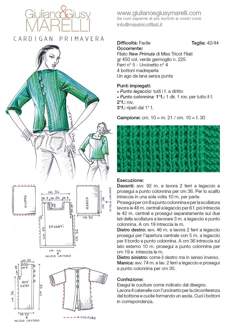 Maglia Facilissima Cardigan Primavera