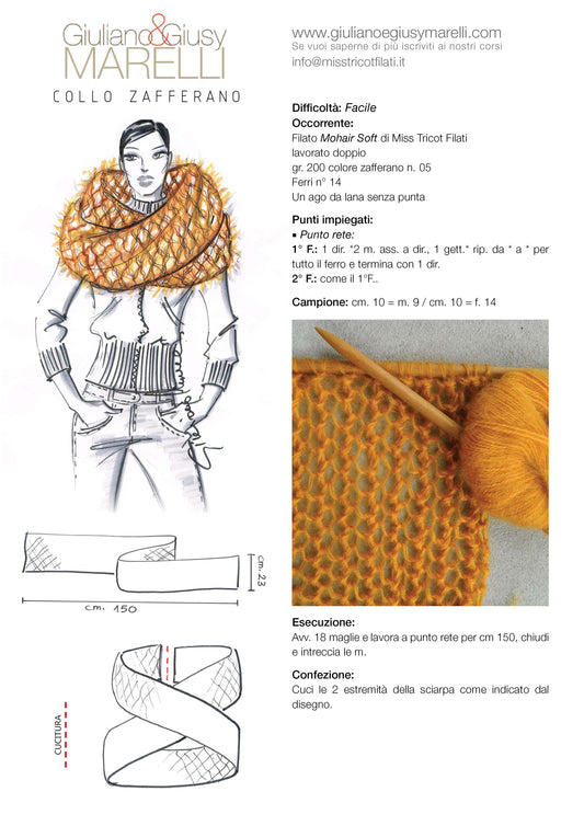 Maglia Facilissima Collo Zafferano
