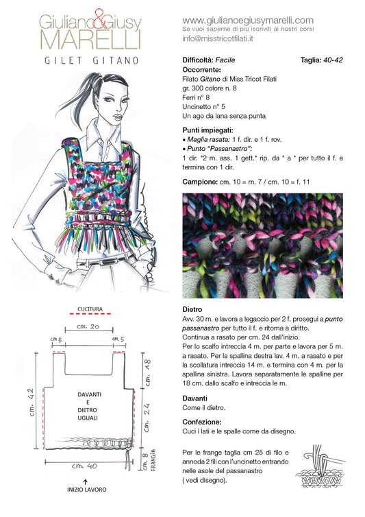 Maglia Facilissima Gilet Gitano