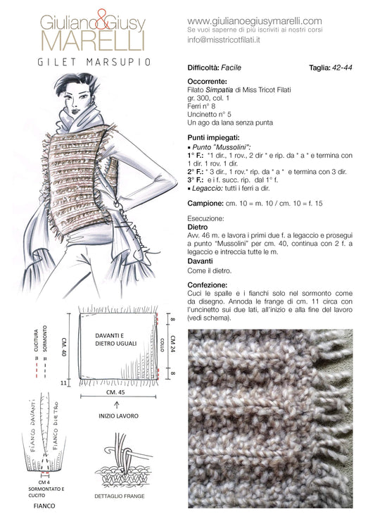 Maglia Facilissima Gilet Marsupio