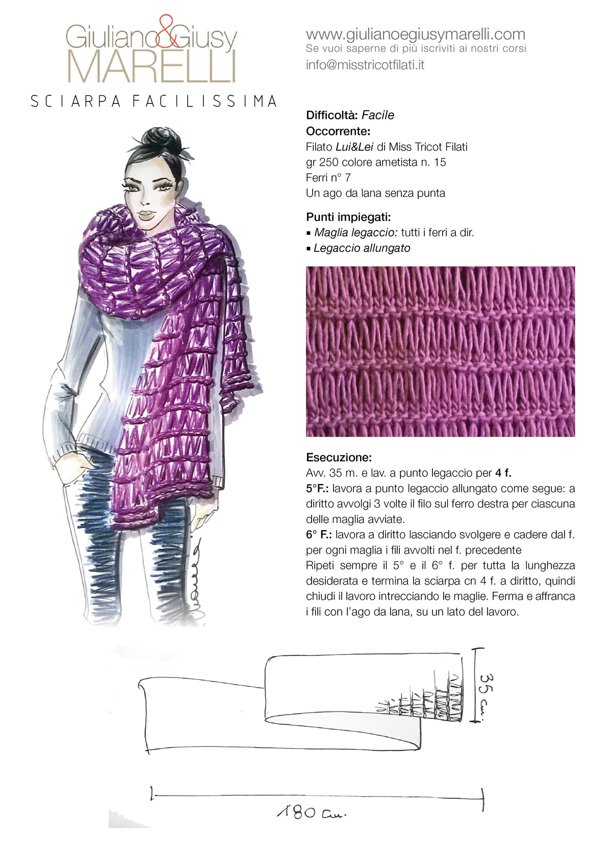 Maglia Facilissima Sciarpa Facilissima