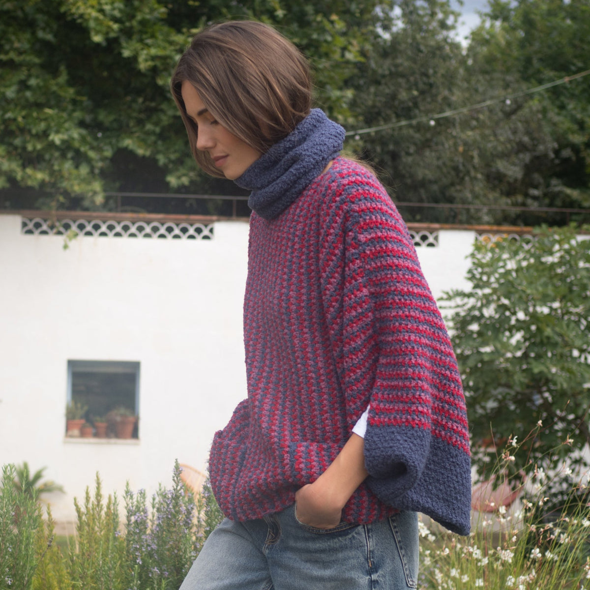 Poncho Multicolor Katia