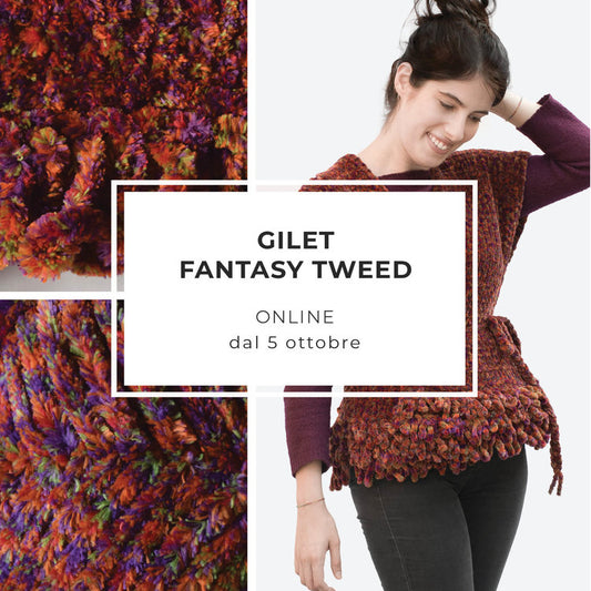 GGM DMC Gilet Fantasy Tweed