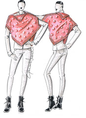 GGM DMC Poncho Amie Pois