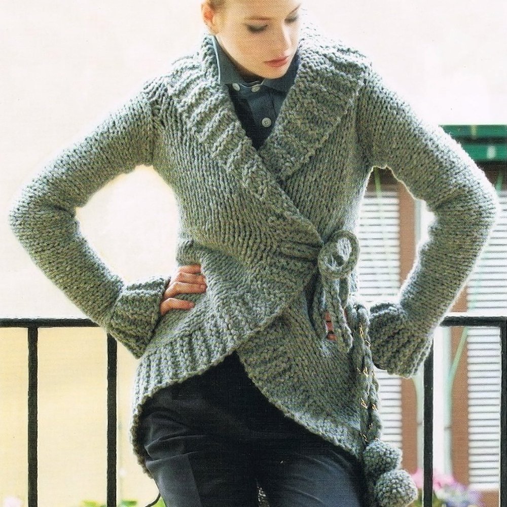 Cardigan a Ruota