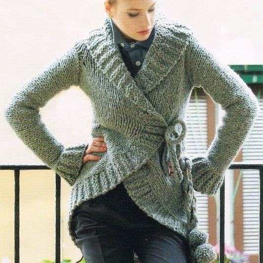 Cardigan a Ruota