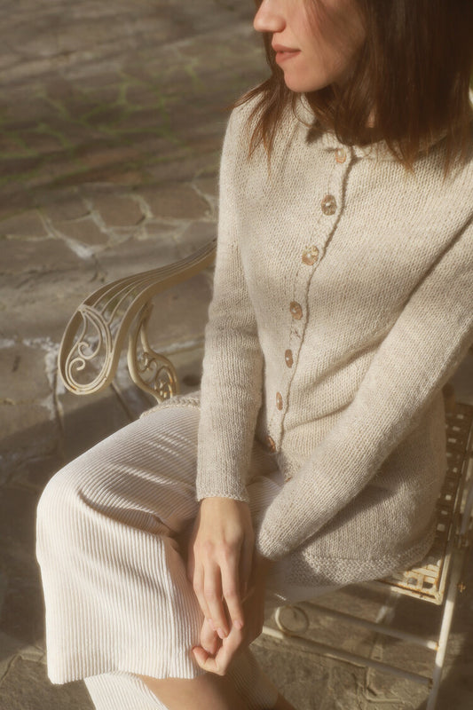 Cardigan Riga - White Collection