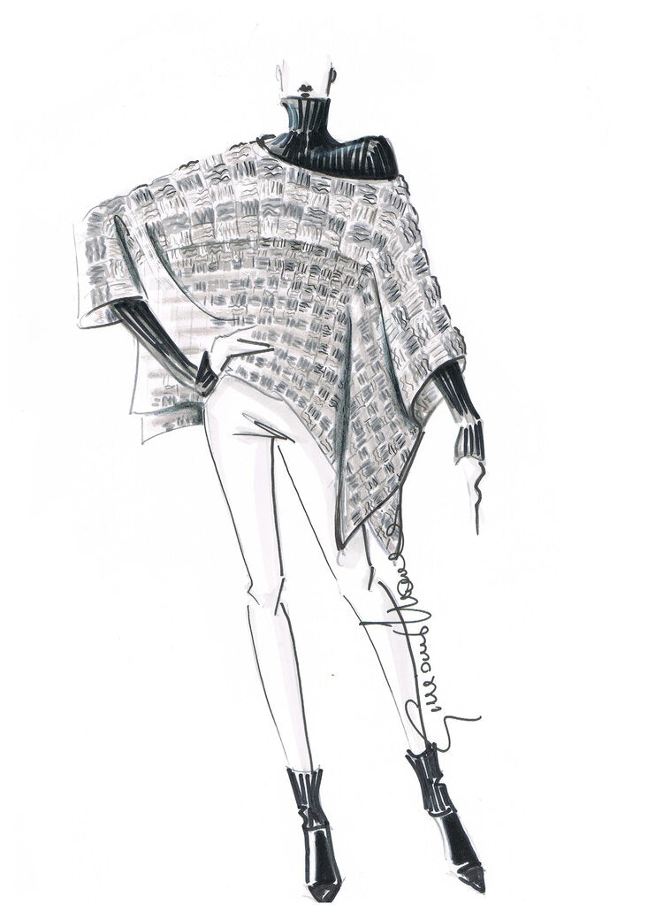 Poncho Dama
