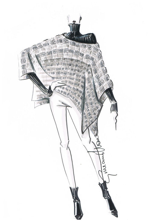 Poncho Dama