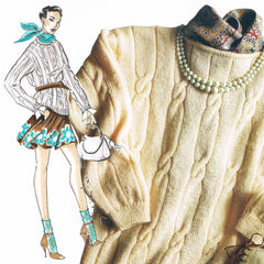 Pull Trecce Bianche