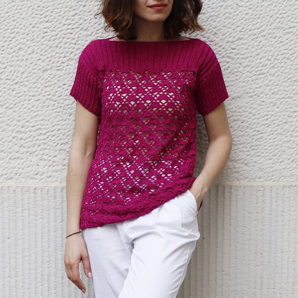 T-shirt Rosso Lacca