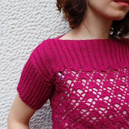 T-shirt Rosso Lacca